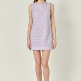 Marina Crochet Lace Mini Dress