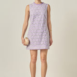 Marina Crochet Lace Mini Dress