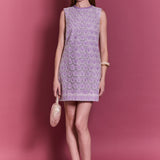 Marina Crochet Lace Mini Dress