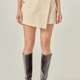 Wrap Detail Mini Skort