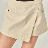 Wrap Detail Mini Skort