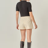 Wrap Detail Mini Skort