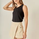 Wrap Detail Mini Skort