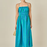 Striped Smocked Waist Maxi Dress