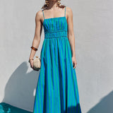 Striped Smocked Waist Maxi Dress