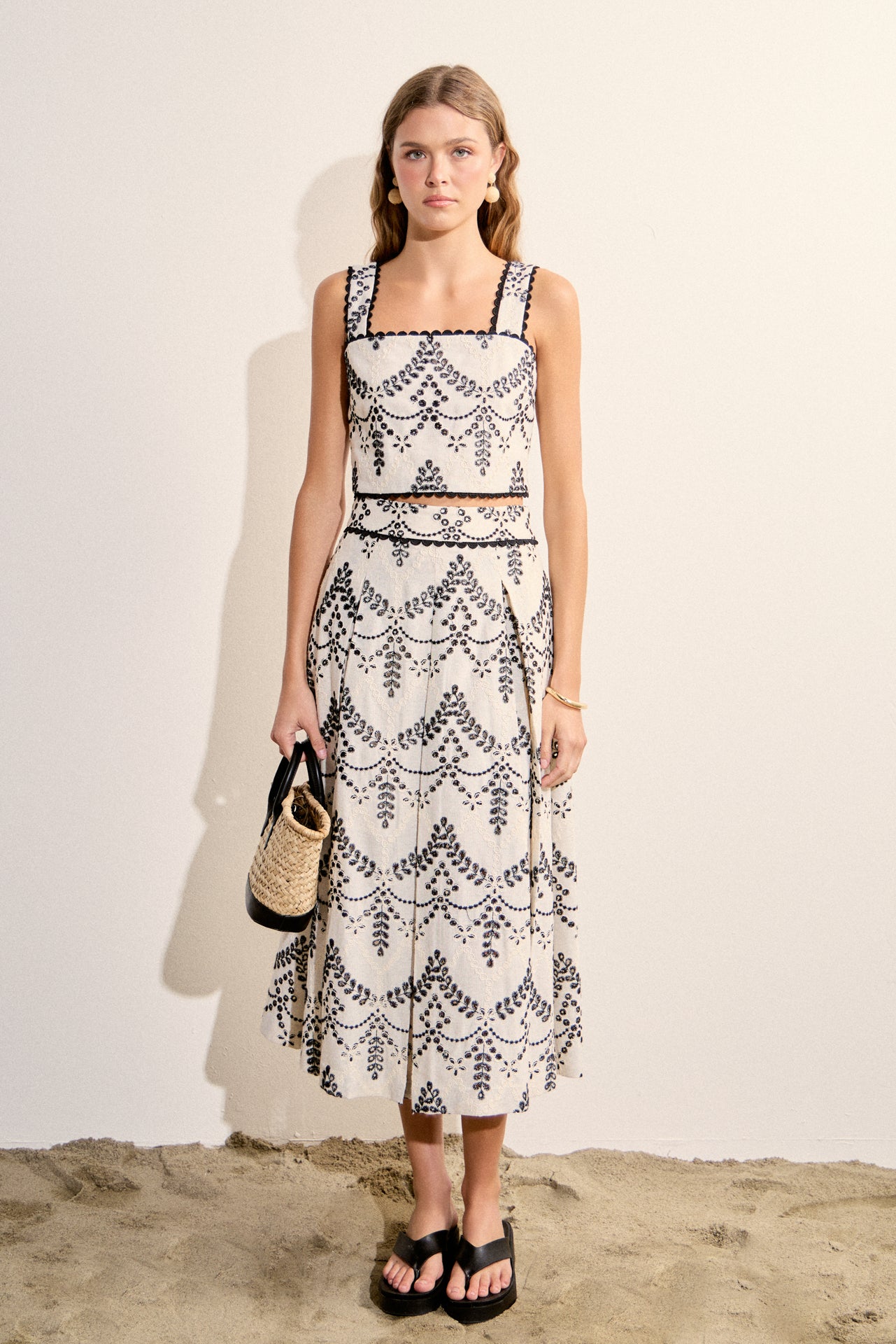 english factory gingham maxi dress English Factory Navy Gingham Sloan Maxi Dress Navy Gingham / S