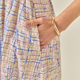 Embroidered Smocked Cami Maxi Dress