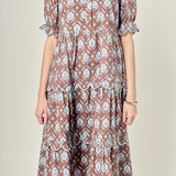 Margaux Scallop Midi Dress