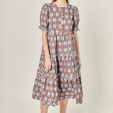 Margaux Scallop Midi Dress