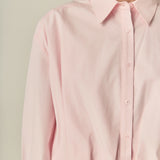 Bubble Hem Long Sleeve Shirt
