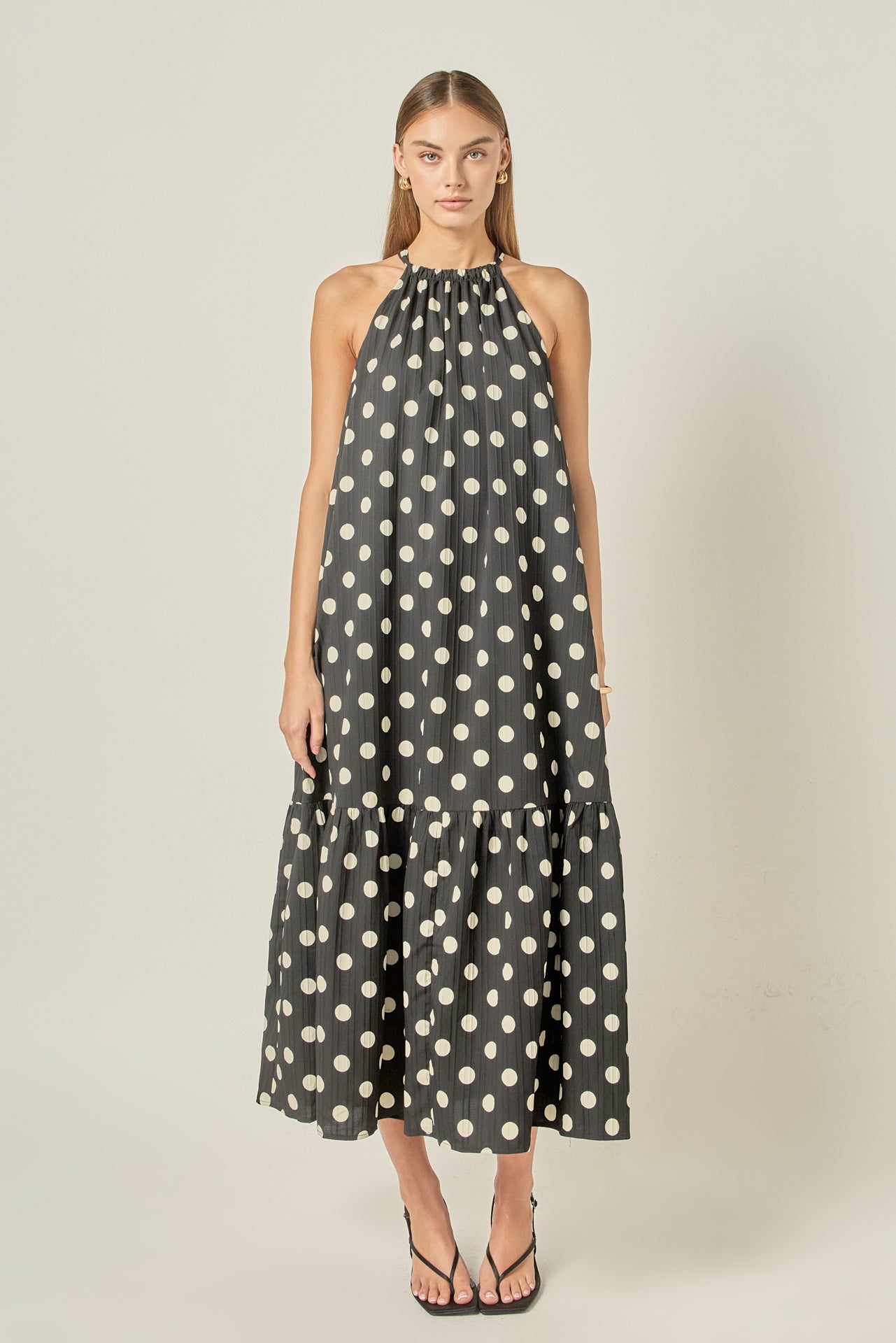english factory print empire waist maxi dress Floral Print Maxi Dress