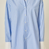 Oversized Stripe Contrast Shirt