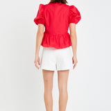 High Waisted Mini Shorts