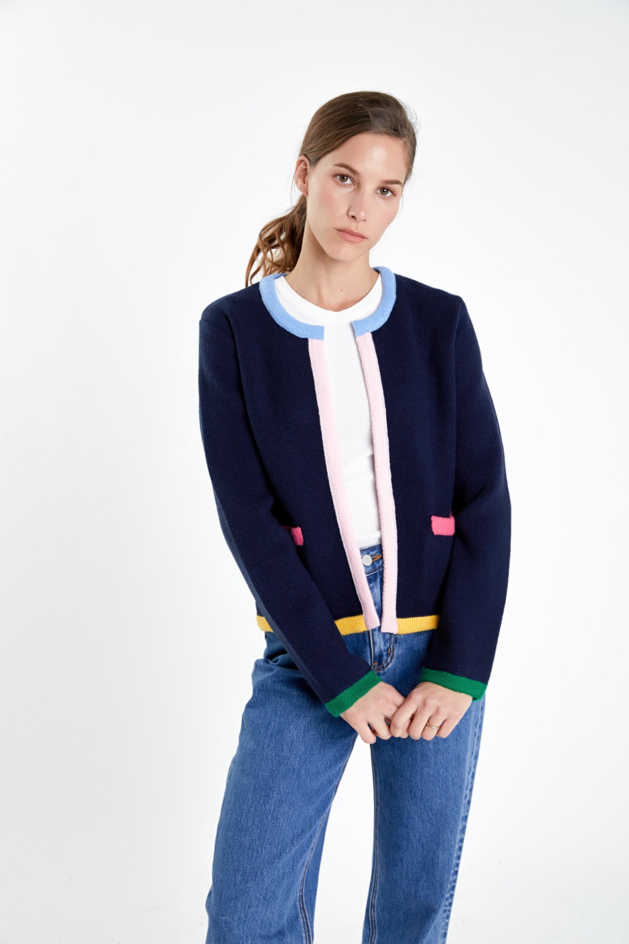 ニット・セーター IONSEOUL Icelandic Cardigan (3color) JE805 asthildur-icelandic-