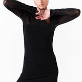 Sparkly Mini Dress with Cut out Detail