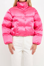Load image into Gallery viewer, Puffer Cropped Jacket

