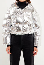 Load image into Gallery viewer, Puffer Cropped Jacket

