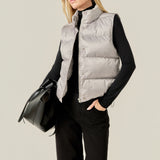 Puffer Cropped Vest