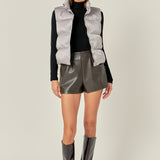 Puffer Cropped Vest- Doesn't read the inventory