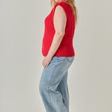 V-neck Knit Sweater Vest