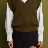 Oversized Sweater Vest