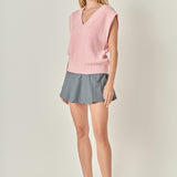 Oversized Sweater Vest