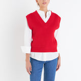 Oversized Sweater Vest
