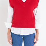 Oversized Sweater Vest