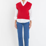 Oversized Sweater Vest