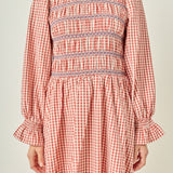 Gingham Mini Dress