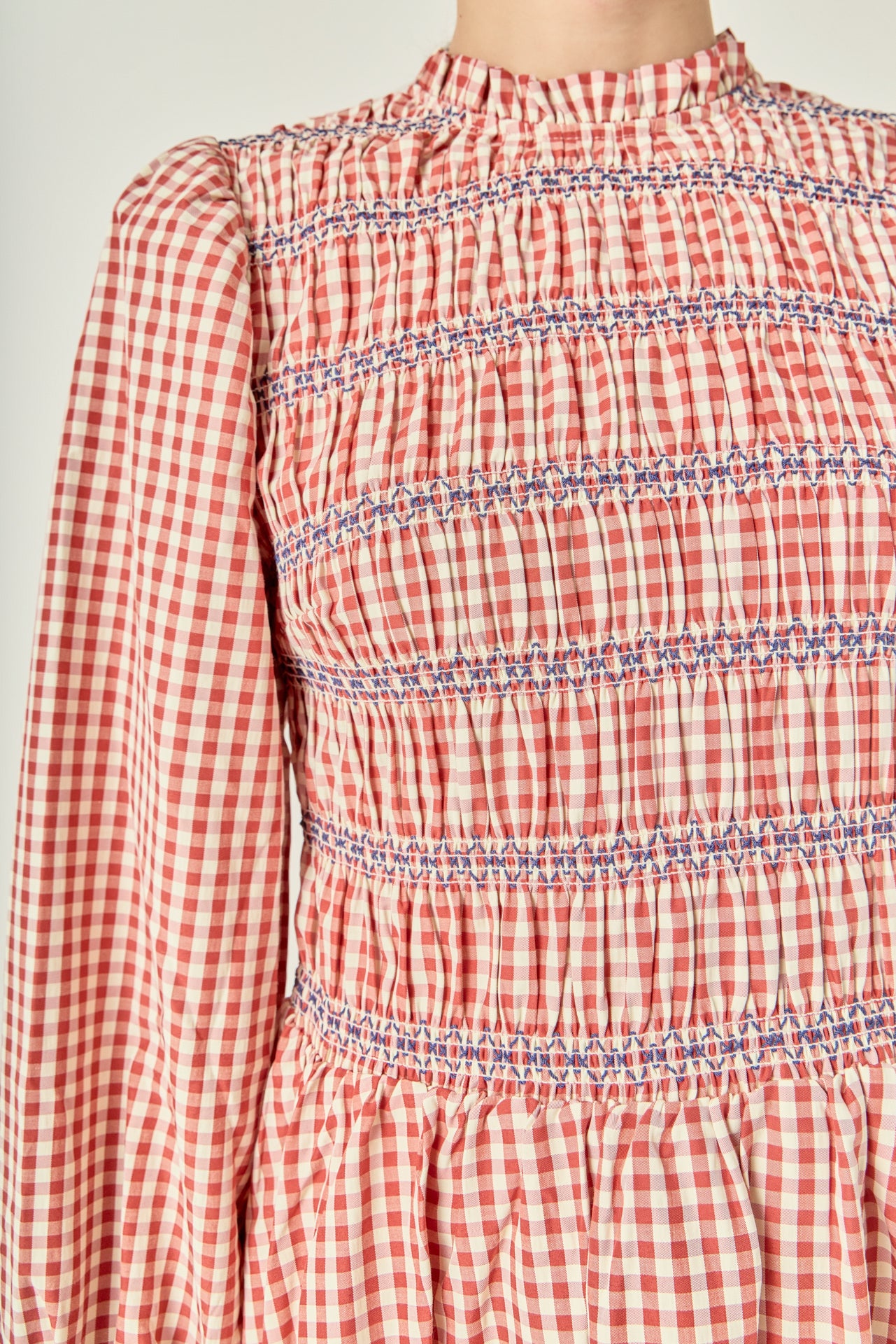Gingham Mini Dress – English Factory
