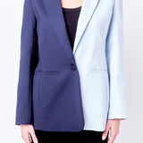 Color Block Blazer