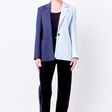 Color Block Blazer