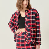 Plaid Boucle Jacket