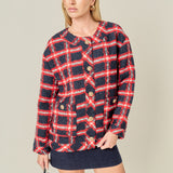 Plaid Boucle Jacket