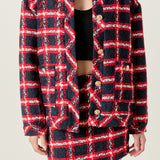 Plaid Boucle Jacket