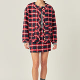 Plaid Boucle Jacket