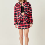 Plaid Boucle Jacket