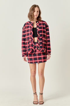 Plaid Boucle Jacket