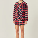 Plaid Boucle Jacket