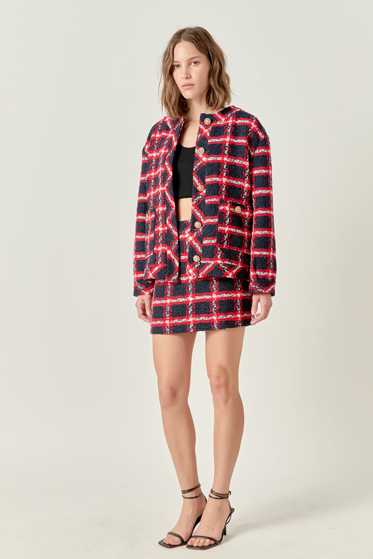 ジャケット・アウター NAPPING BUFFALO CHECK SHOP COAT Napping Buffalo Check CPO Jacket - Shalom
