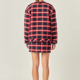 Plaid Boucle Jacket