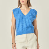 Cable Knit Chunky Vest