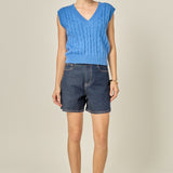 Cable Knit Chunky Vest