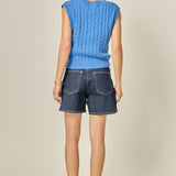 Cable Knit Chunky Vest