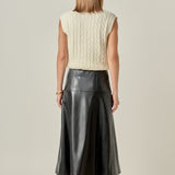 Cable Knit Chunky Vest