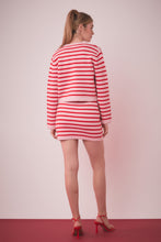 Load image into Gallery viewer, Knit Striped Mini Skirt
