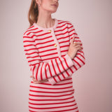 Knit Striped Mini Skirt