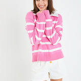 Striped Collared Sweater