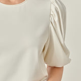 Ponte Puff Sleeve Top